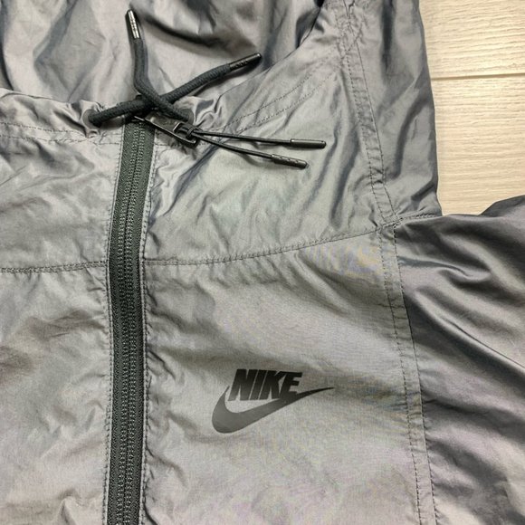 Nike Woven T2 Deep Pewter/Black Training Running Jacket - Picture 7 of 12